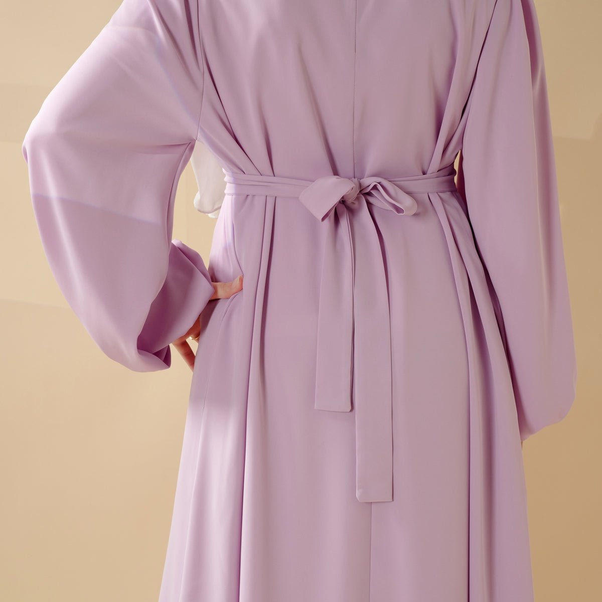 Candy Color Pleated Abaya | Must-have Essential Basic Dress (MA142)