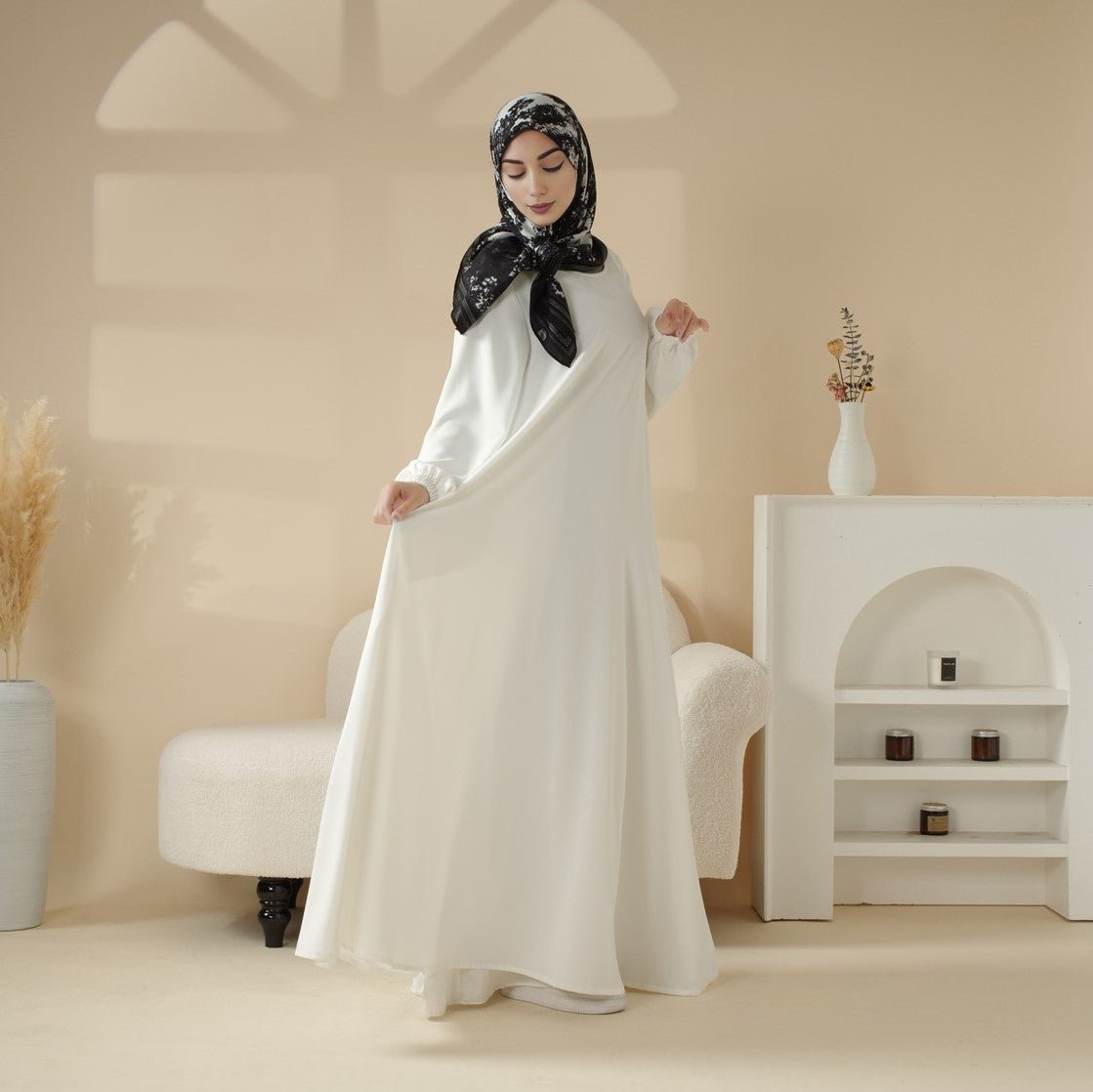 Essential Premium Versatile Pockets Umbrella Cut Abaya (MA113)