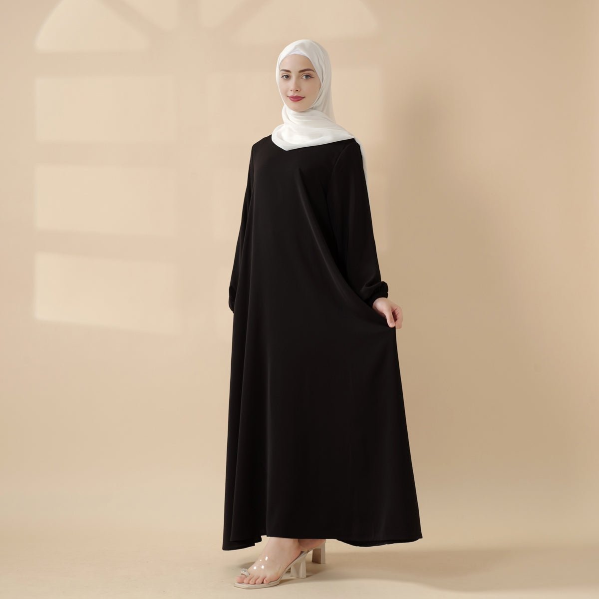 Essential Premium Versatile Pockets Umbrella Cut Abaya (MA113)