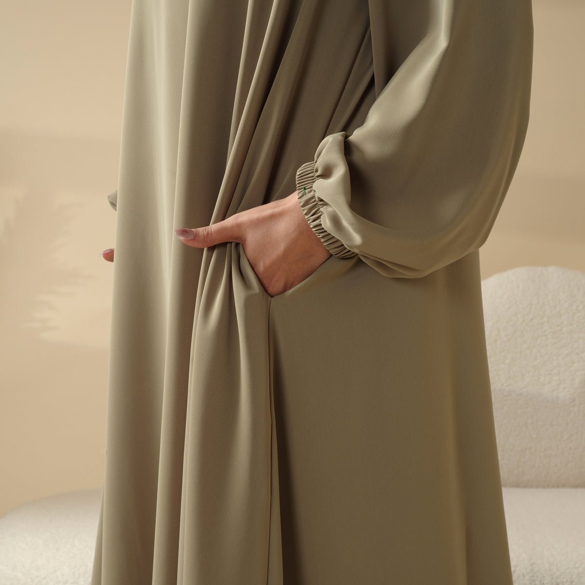 Essential Premium Versatile Pockets Umbrella Cut Abaya (MA113)