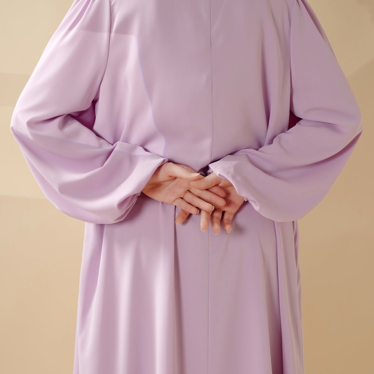 Candy Color Pleated Abaya | Must-have Essential Basic Dress (MA142)