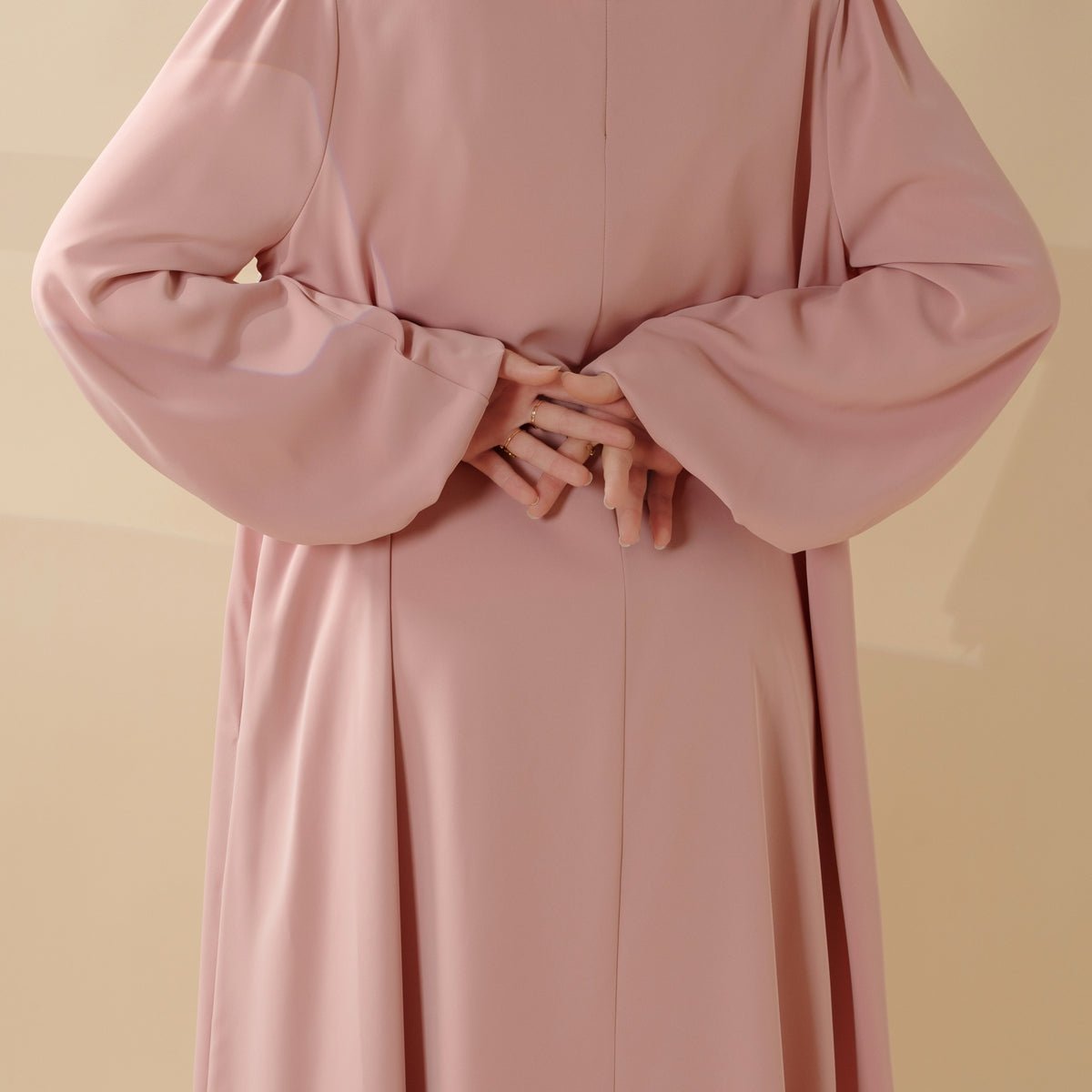 Candy Color Pleated Abaya | Must-have Essential Basic Dress (MA142)